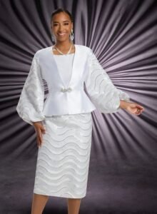 White Church Dresses and Suit