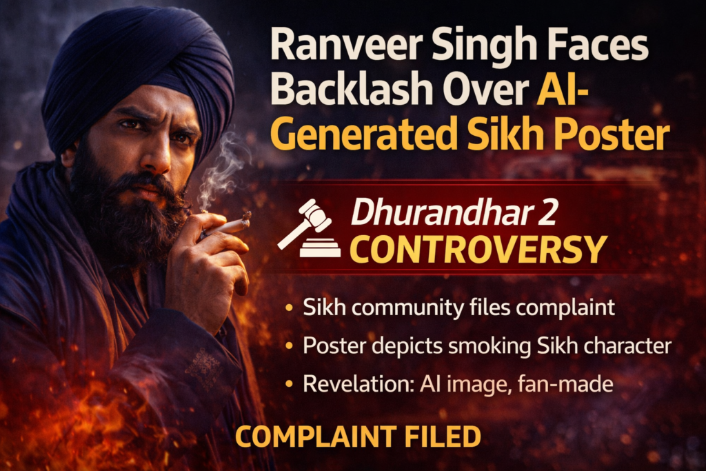 Dhurandhar 2 Controversy: Ranveer Singh Faces Backlash Over AI Sikh Poster
